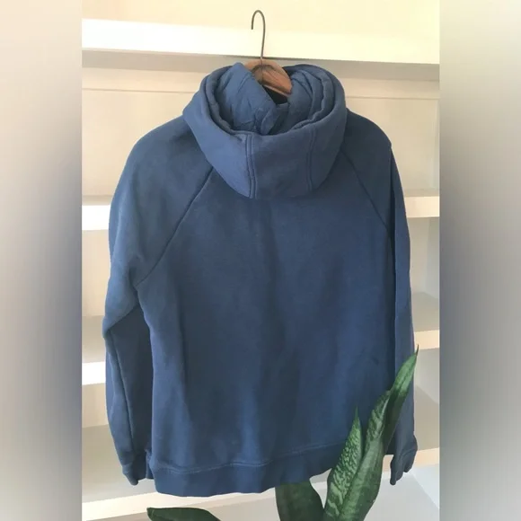 Nike | Women’s red label royal blue pullover hoodie with side pockets, size M - Picture 6 of 15